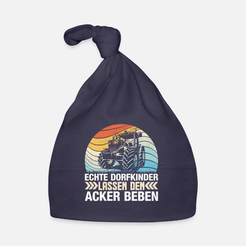 Traktor Baby Bio-Mütze