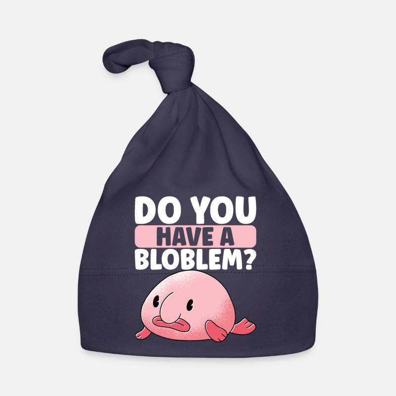 Poisson blob mignon poisson laid Bonnet bio Bébé