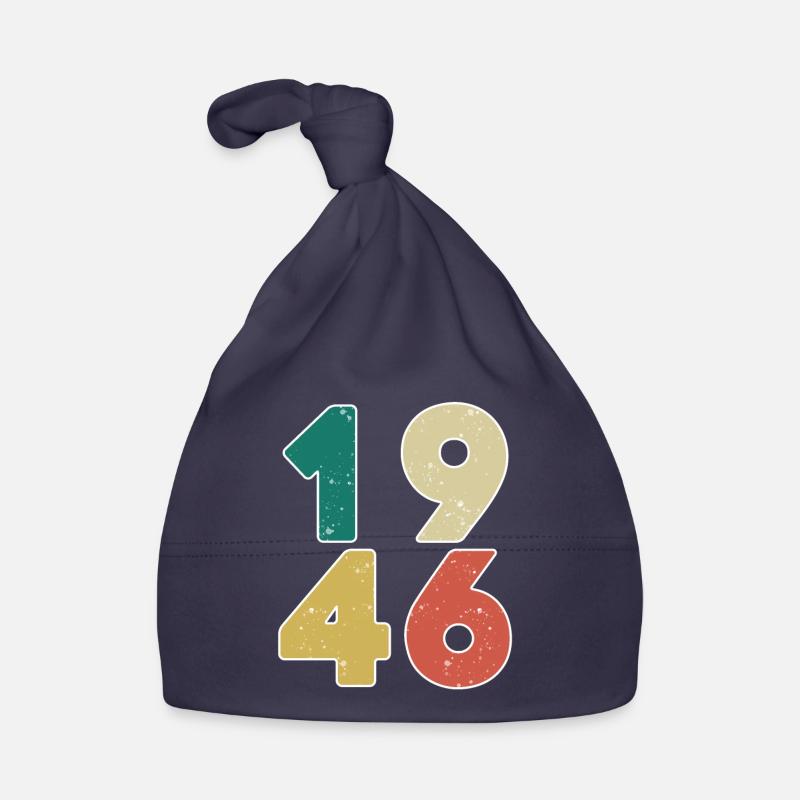 1946 - Né en 1946 - Construit en 1946 Bonnet bio Bébé