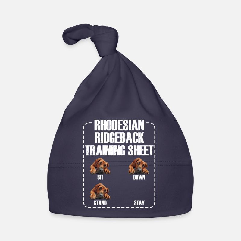 RHODESIAN RIDGEBACK TRAINING SHEET Ridgeback Organic Baby Cap