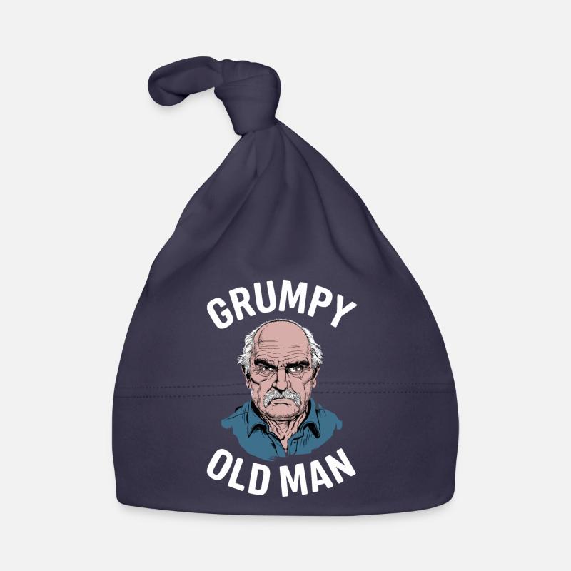 Grumpy Old Man Funny Saying Organic Baby Cap