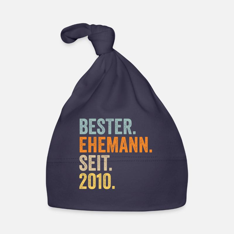 Valentinstag Bester Ehemann Seit 2010 Baby Bio-Mütze