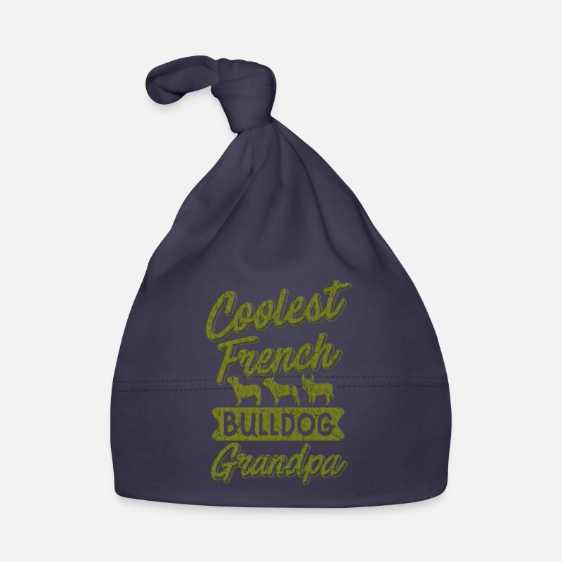 Bouledogue français LE BOULEDOGUE FRANÇAIS LE PLUS COOL Bonnet bio Bébé