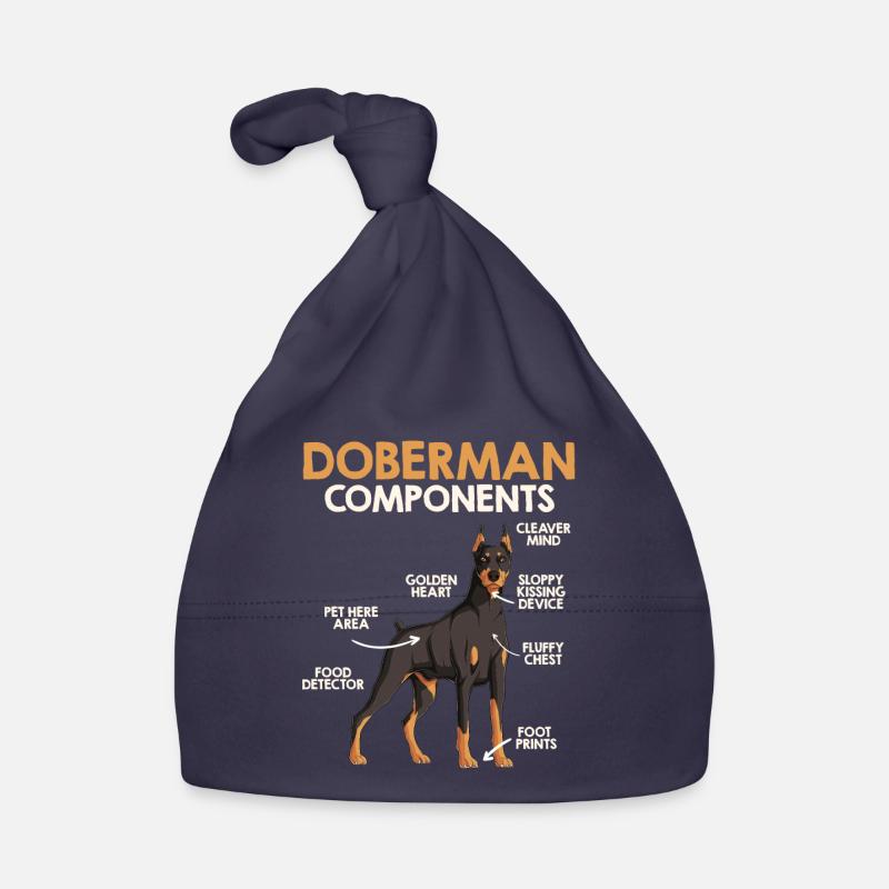DOBERMANN KOMPONENTEN Anatomie Doberman Baby Bio-Mütze