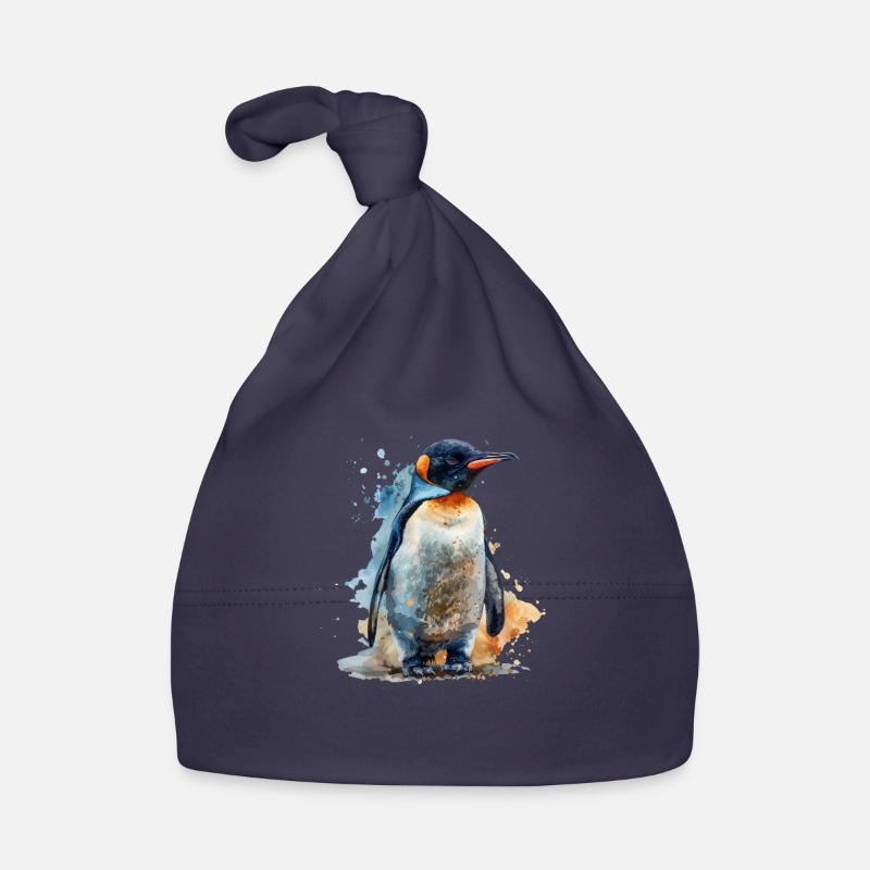 Pingouin Kawaii Pingouin mignon Bonnet bio Bébé