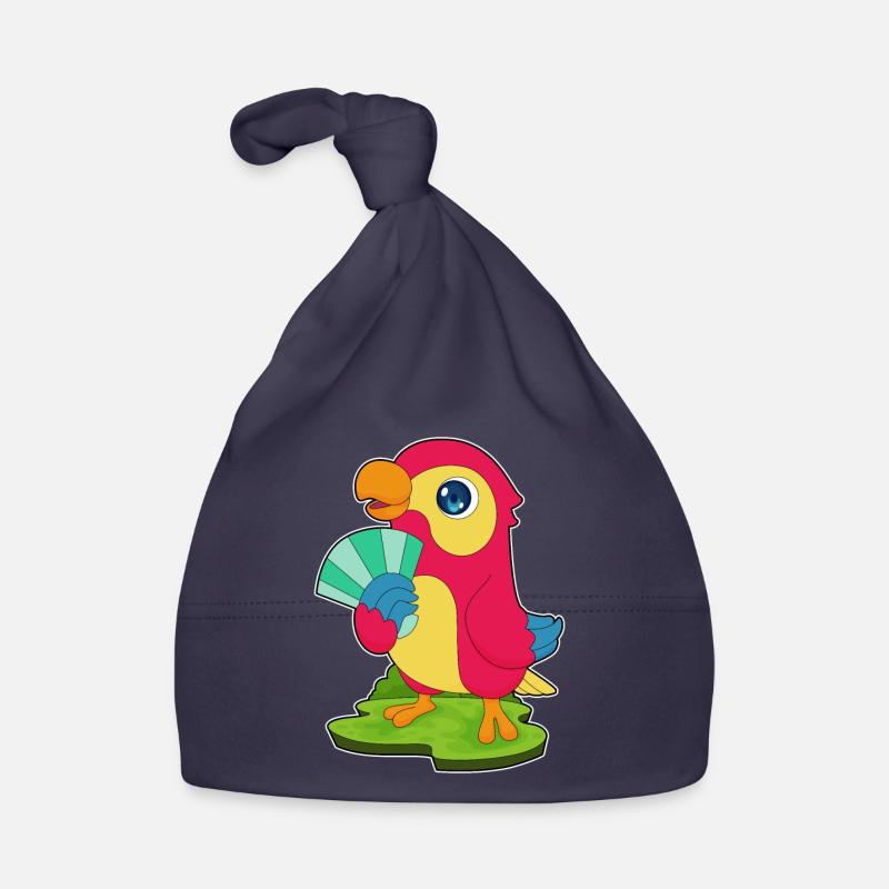 Éventail de main de perroquet Bonnet bio Bébé