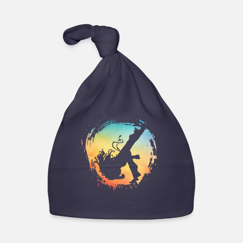 Capoeira - Bonnet bio Bébé - marine