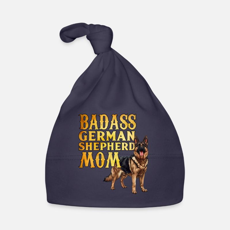 Deutscher Schäferhund BAD GERMAN SHEPHERD MOM Baby Bio-Mütze