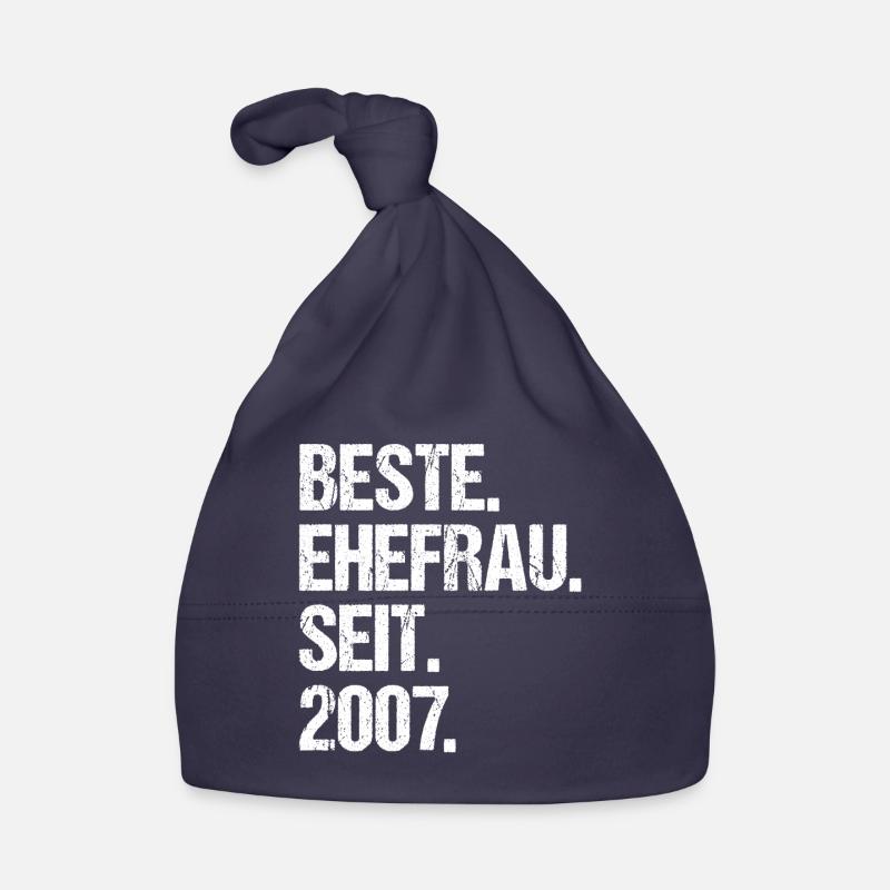 Valentinstag Beste Ehefrau Seit 2007 Baby Bio-Mütze