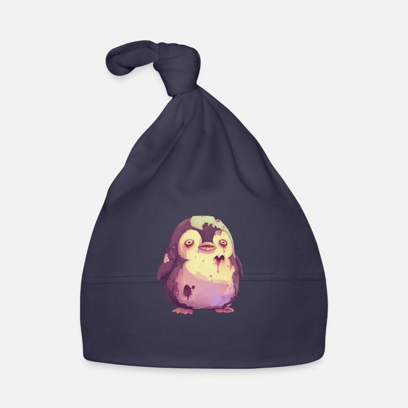 Pinguin Halloween Pinguin Niedlich Baby Bio-Mütze