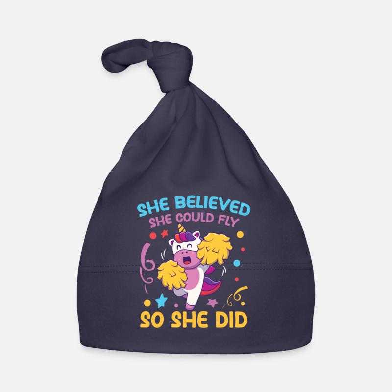 She Believed She Could Fly So She Did Baby Bio-Mütze