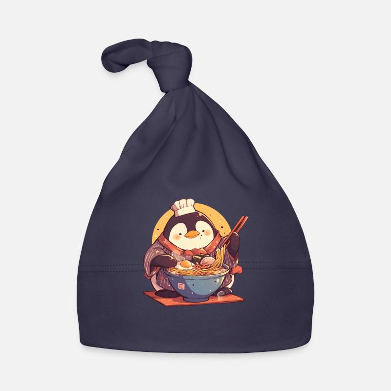 Pingouin Ramen Chef Pingouin japonais mignon Bonnet bio Bébé