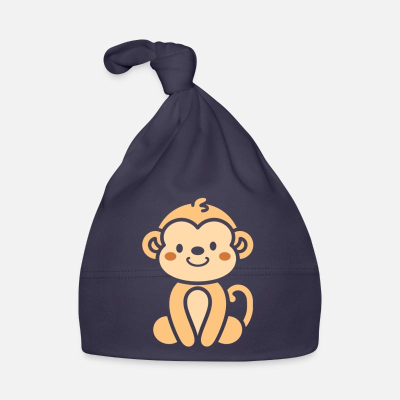 Monkey Organic Baby Cap