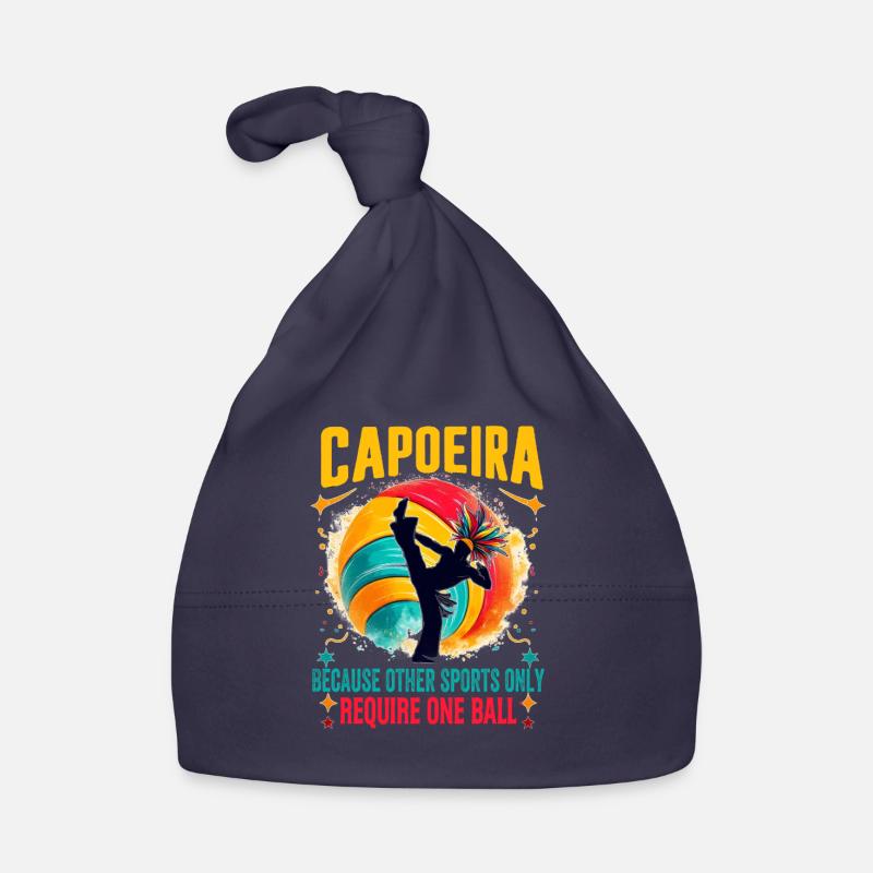 Capoeira because other sport only require one ball Organic Baby Cap