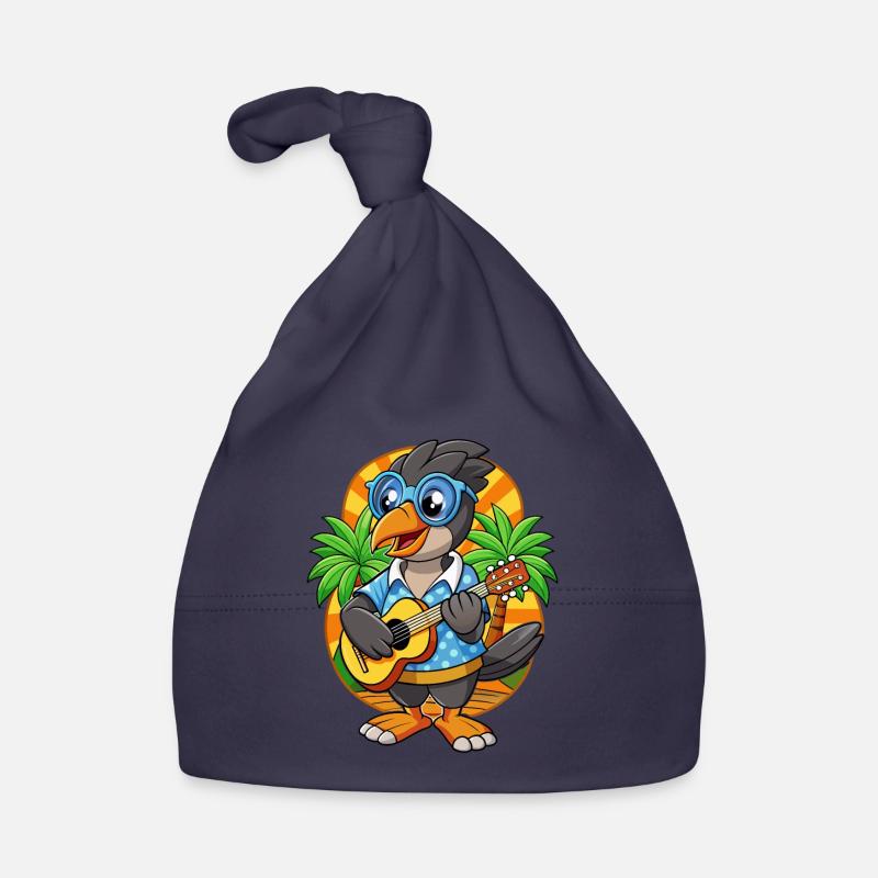 Lunettes de soleil de plage d’été de dessin animé Magpie drôle Bonnet bio Bébé