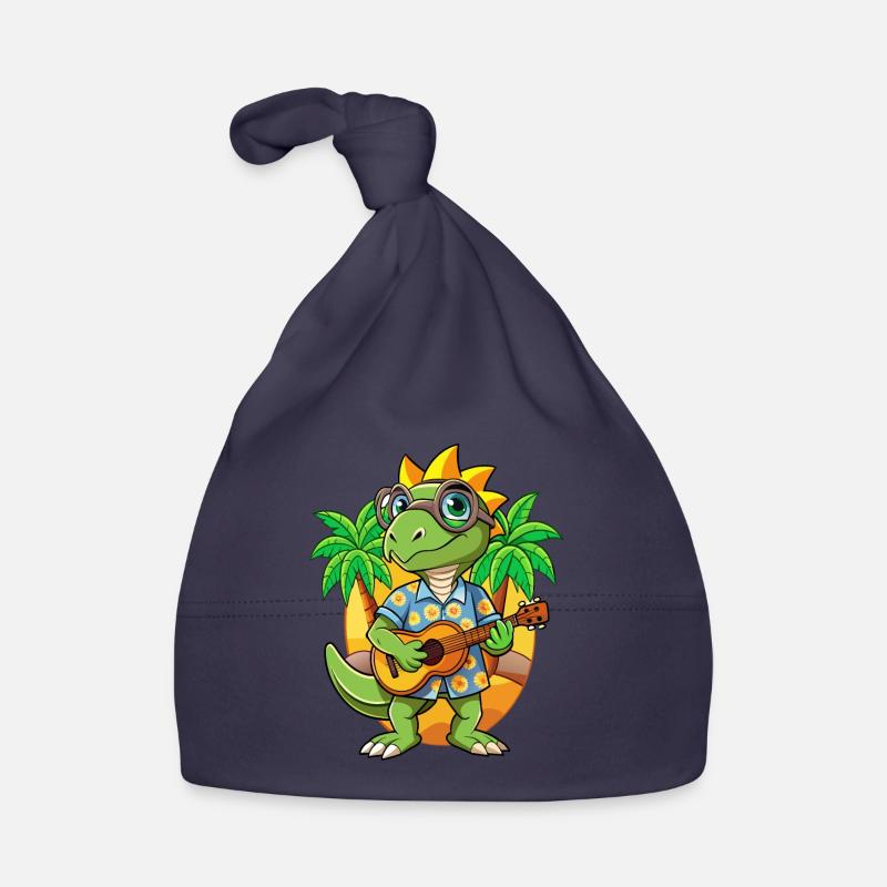 Funny Lizard Summer Beach Sunglasses Hawaiian Organic Baby Cap