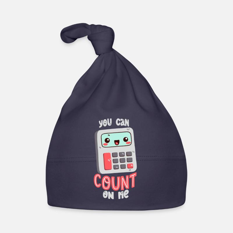 Calculator pun Organic Baby Cap