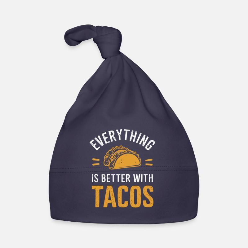 Everything is better with tacos Organic Baby Cap