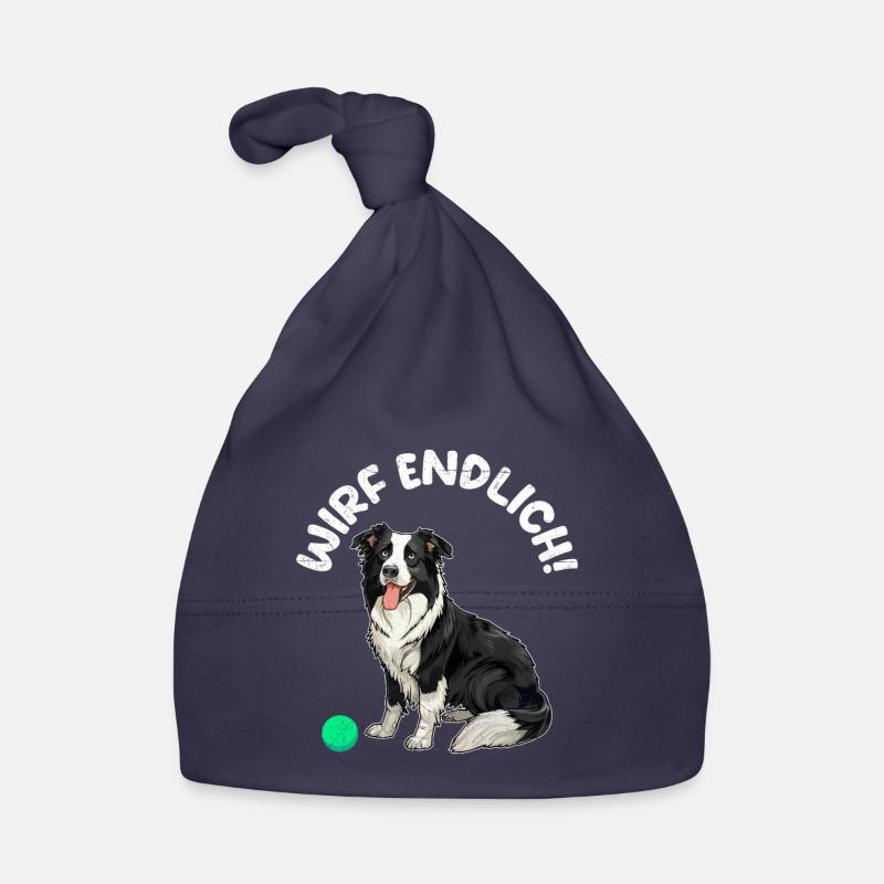 Border Collie Owner FINALLY THROW! Fun Organic Baby Cap