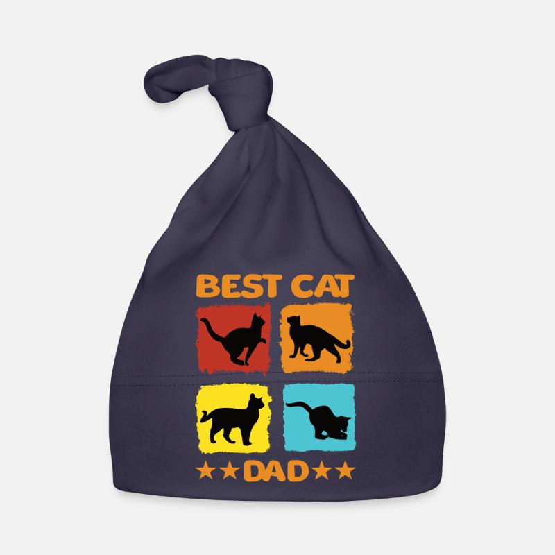 Meilleur papa chat Bonnet bio Bébé