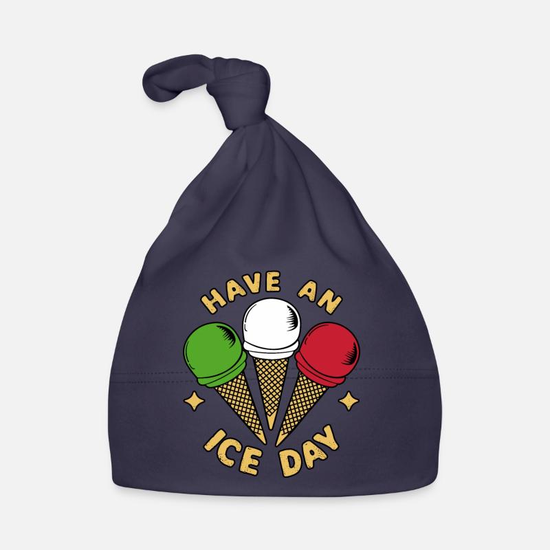 Cornets de crème glacée Ice Cream Lover Bonnet bio Bébé