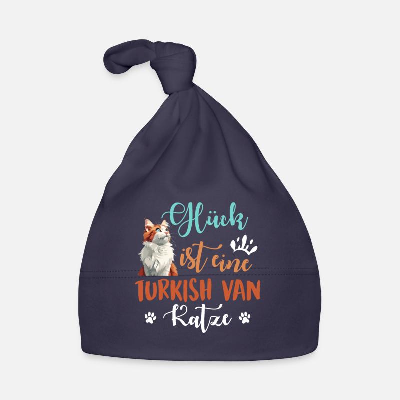 Propriétaire de chat LE BONHEUR EST UN CHAT TURC Bonnet bio Bébé