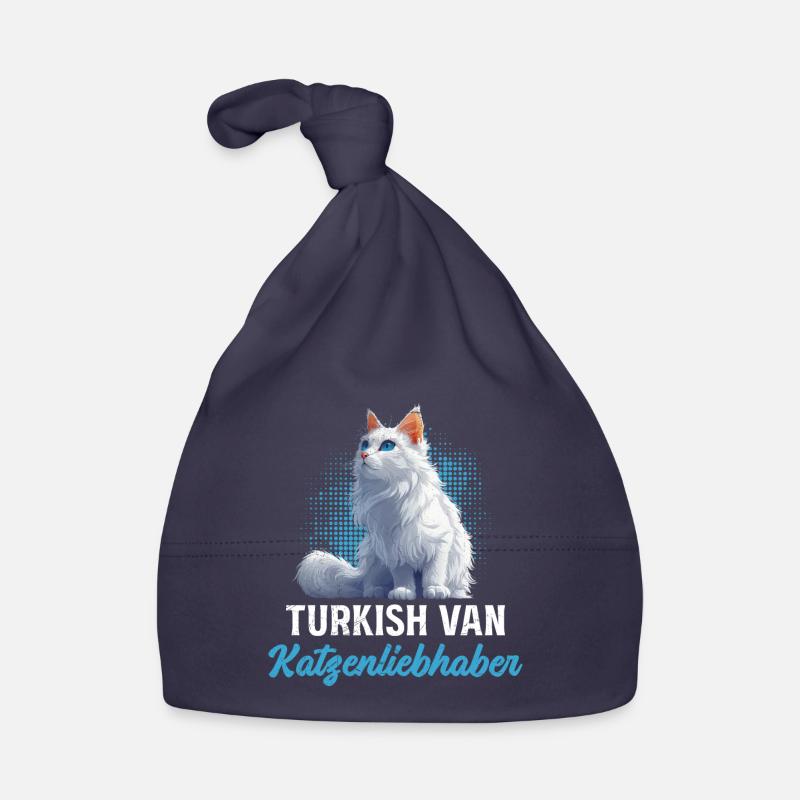 TURKISH VAN CAT LOVERS Turkish Van Organic Baby Cap