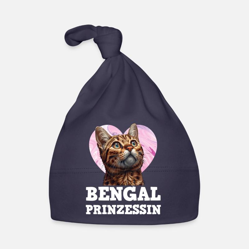 Bengal Chats Maman BENGAL PRINCESSE Drôle Bonnet bio Bébé