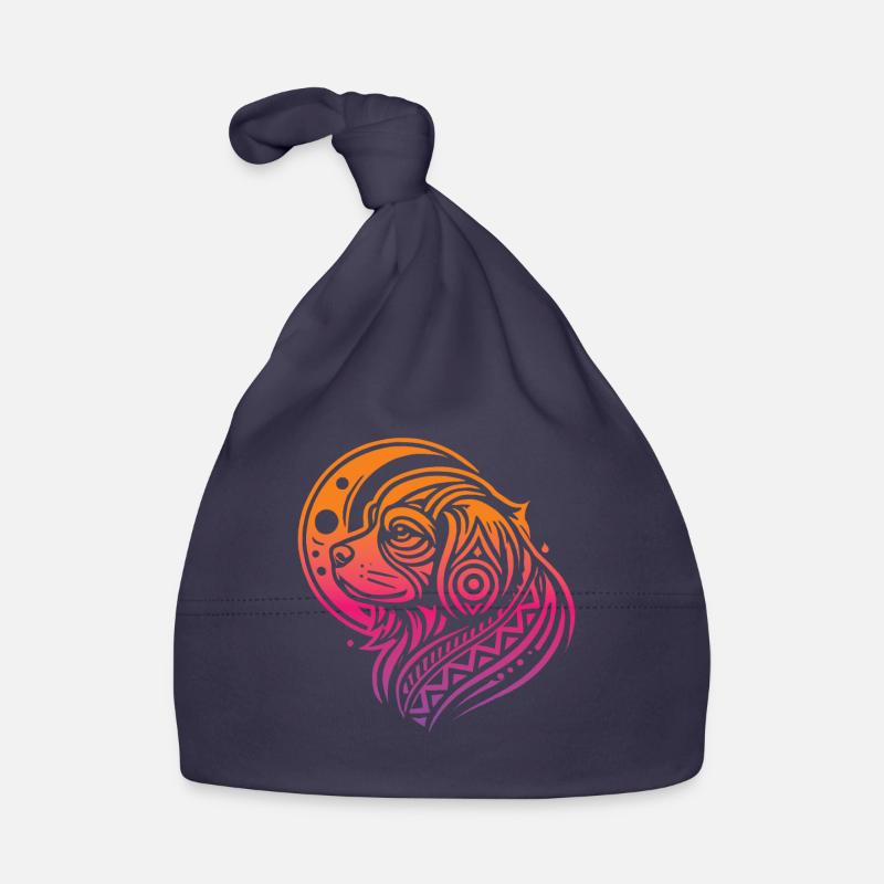 King Charles Cavalier Stammes Moon Phases Baby Bio-Mütze
