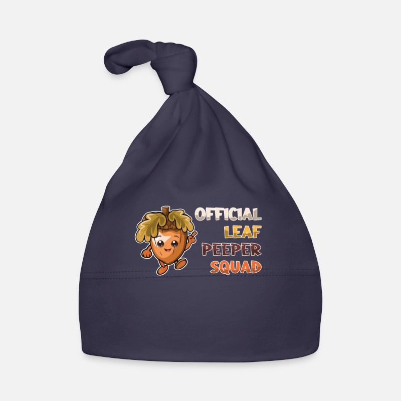 Official Leaf Peeper Squad Leaf Peeping Organic Baby Cap