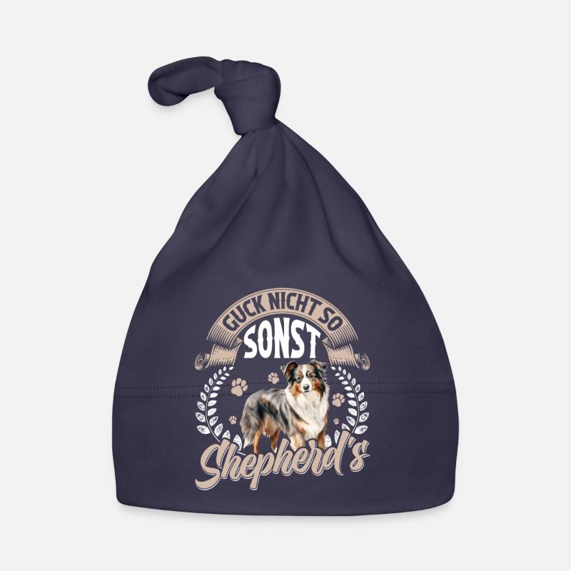 Australian Shepherd DON'T LOOK SO ELSE SHEPHERD'S Organic Baby Cap