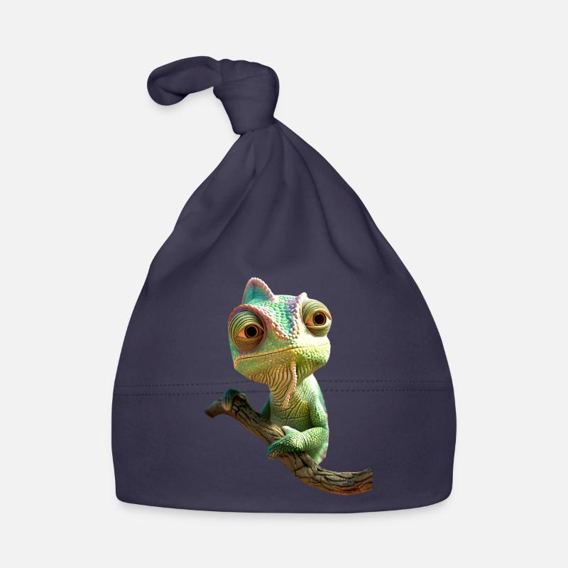 Chameleon, Lizard, Reptile, Iguana, Lizard, Chameleons Organic Baby Cap
