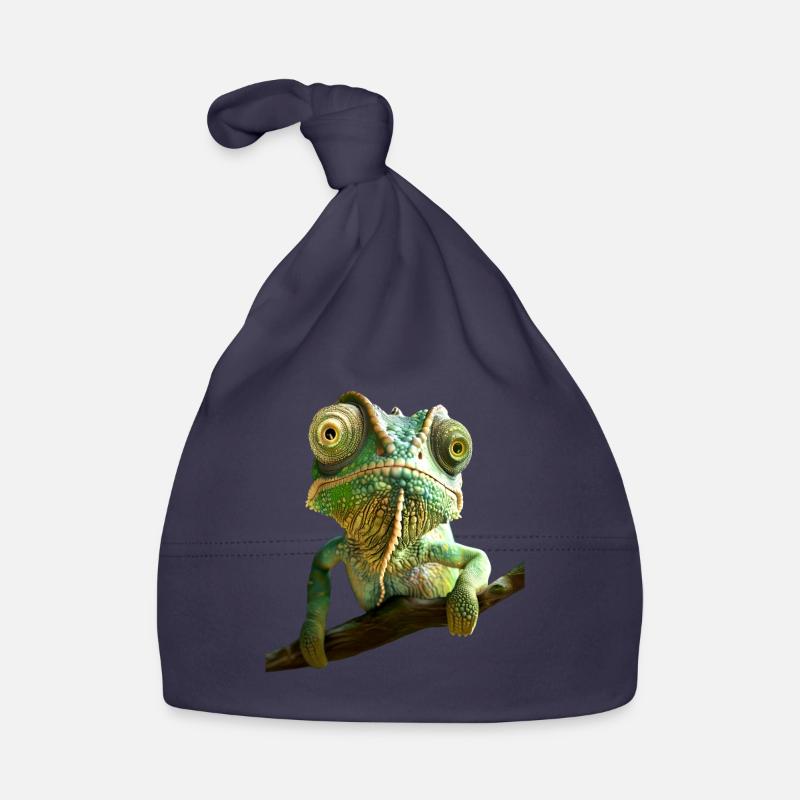 Chameleon, Lizard, Reptile, Iguana, Lizard, Chameleons Organic Baby Cap