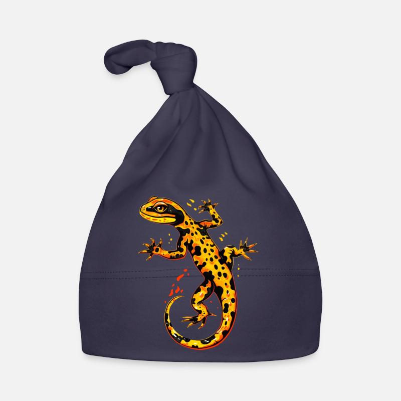 Salamanders, newts, tailed amphibians, fire salamanders Organic Baby Cap