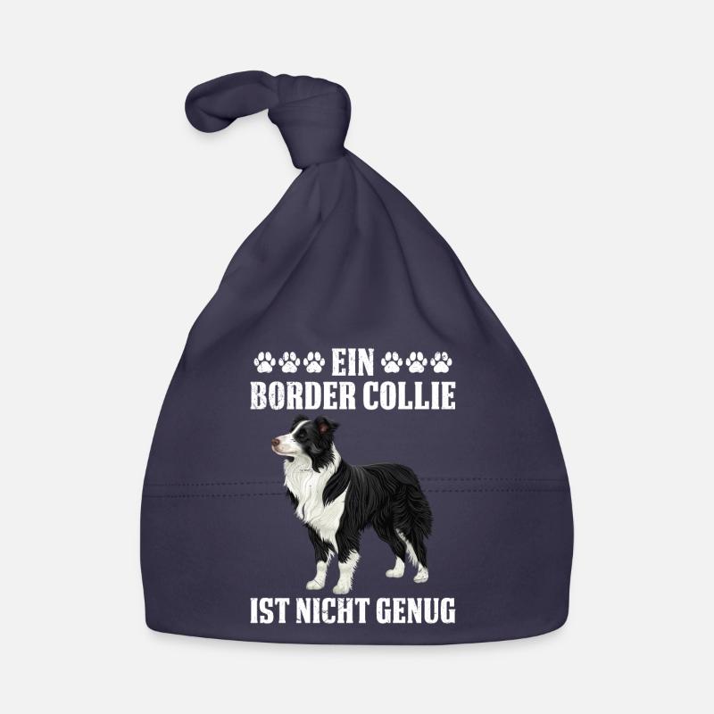 Border Collie EIN BORDER COLLIE IST NICHT GENUG Baby Bio-Mütze