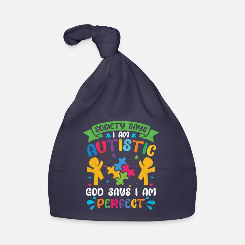 Autism Organic Baby Cap