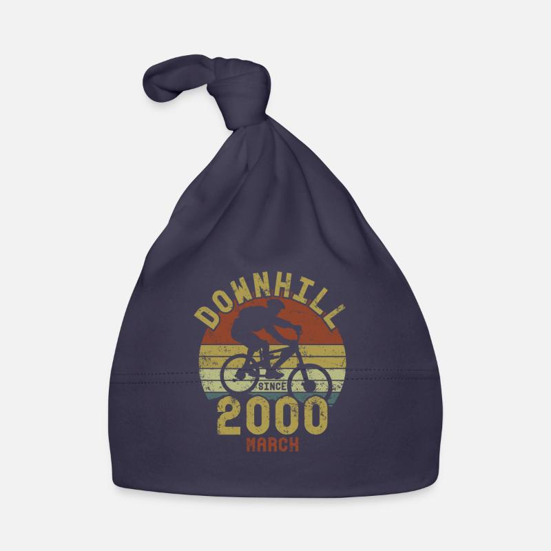 Anniversaire Vélo de descente Mars 2000 Bonnet bio Bébé