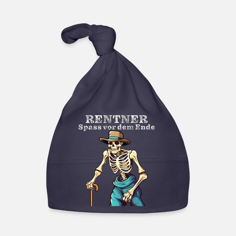PENSIONERS Fun before the end Organic Baby Cap
