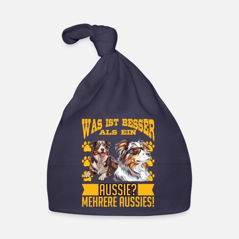 Aussie MIEUX QU’UN AUSSIE ? PLUSIEURS AUSTRALIENS ! - Bonnet bio Bébé - marine