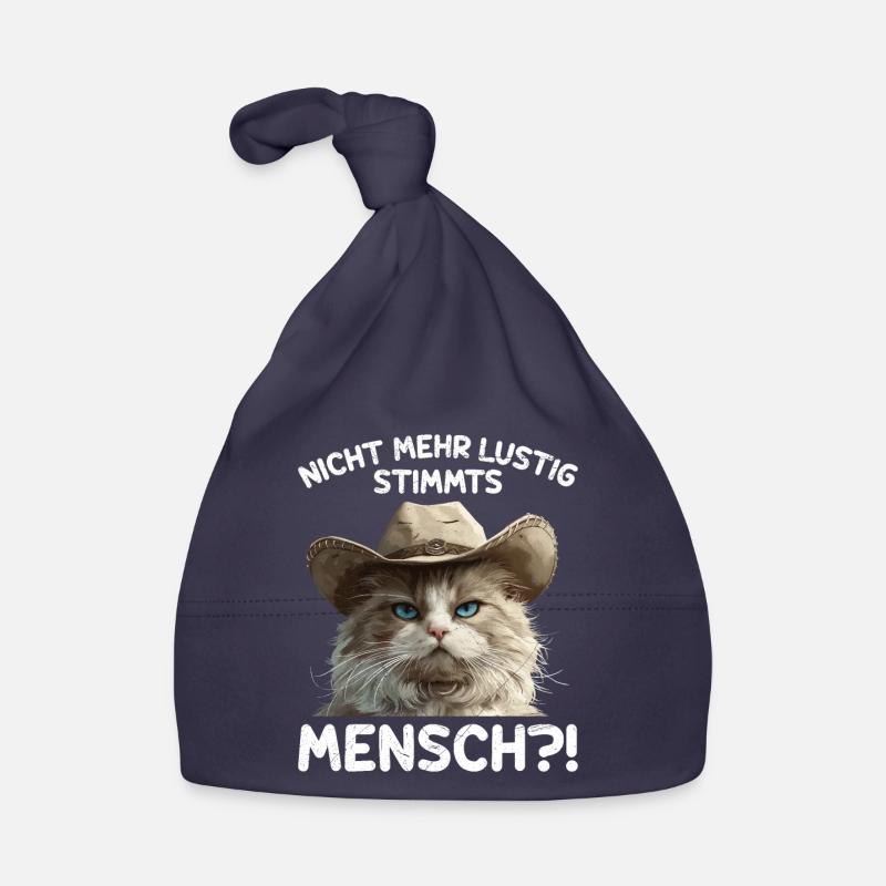 Le chat persan n’est plus drôle, n’est-ce pas ?! Bonnet bio Bébé