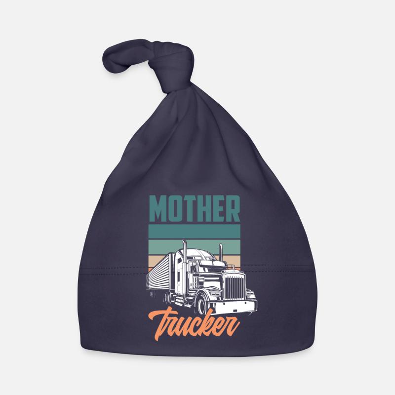 Rétro chauffeur de camion jeu de mots cadeau Bonnet bio Bébé