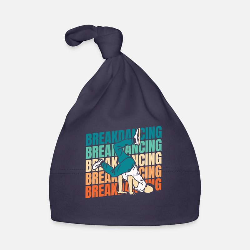 Breakdance Breakdancer Breakdancing - Baby Bio-Mütze - Navy