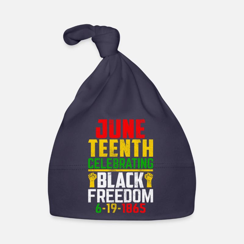 Juneteenth Célébration de la liberté des Noirs 1865 Africain Bonnet bio Bébé