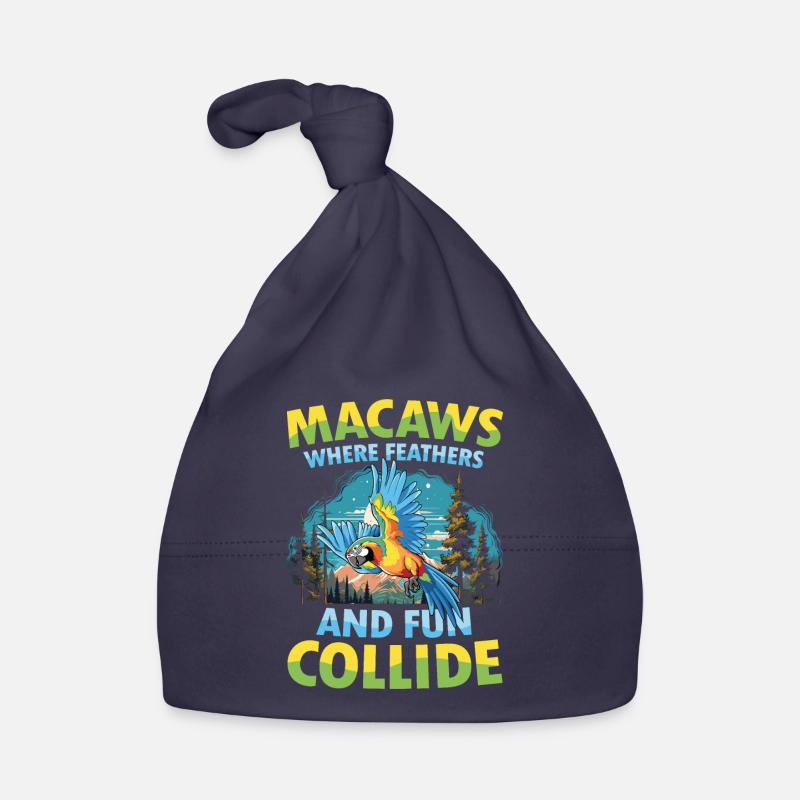 Macaws Where Feathers and Fun Collide Baby Bio-Mütze