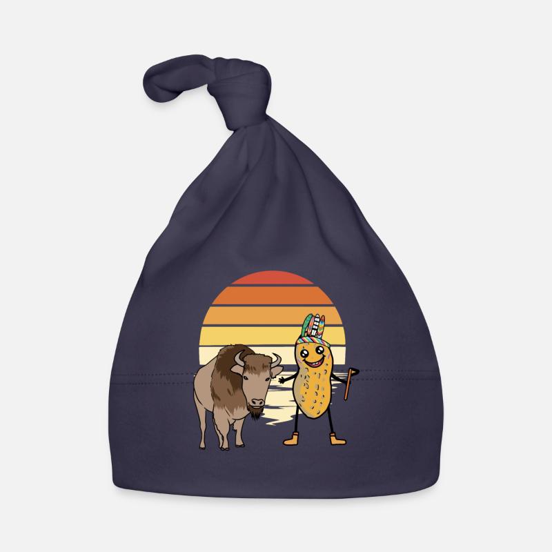 Chamans Cacahuète Bison sauvage d’Estonie Bison Bonnet bio Bébé