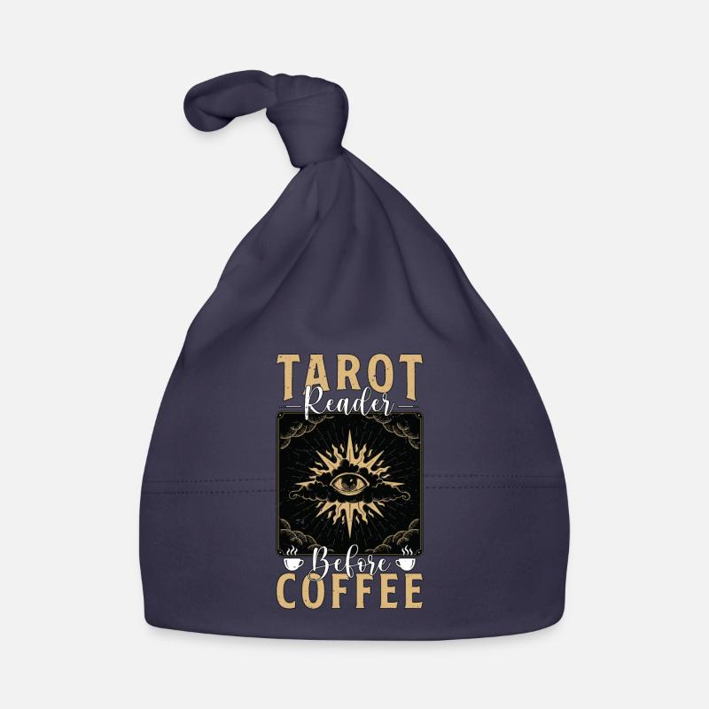 Tarot Reader Before Fortune Telling Coffee Lover Organic Baby Cap