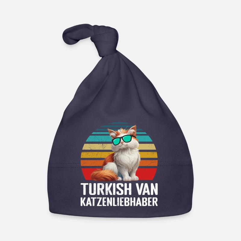 TURKISH VAN CAT LOVERS Turkish Van Organic Baby Cap