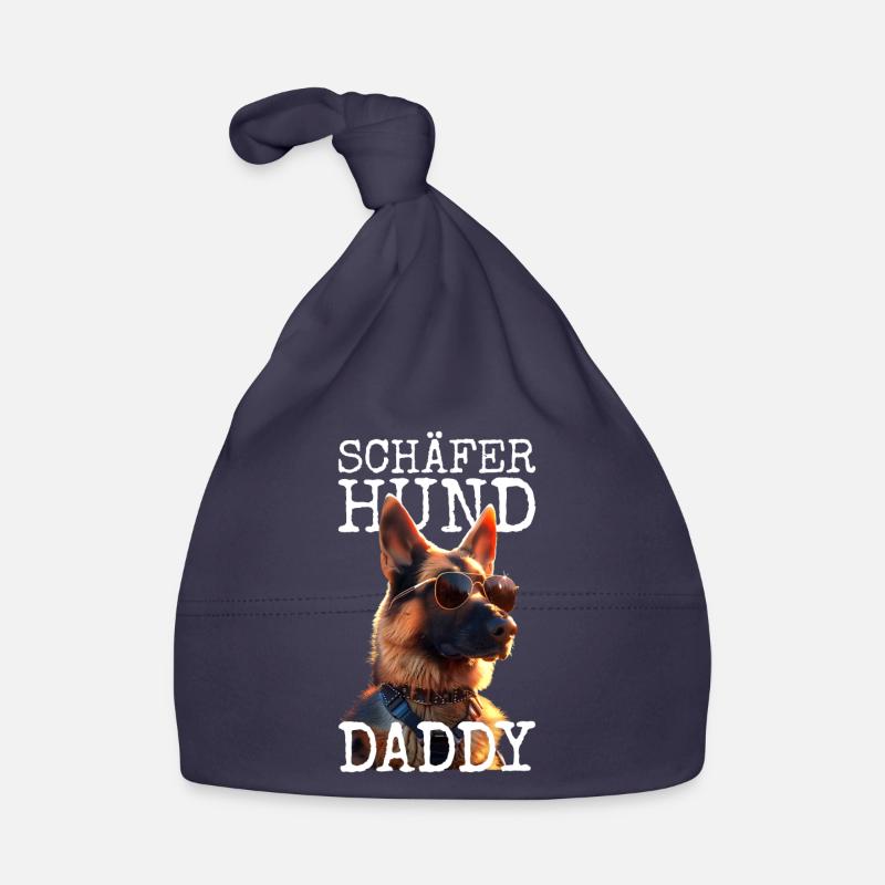 German Shepherd Daddy Dad Dad Father's Day Shepherd Dogs Organic Baby Cap