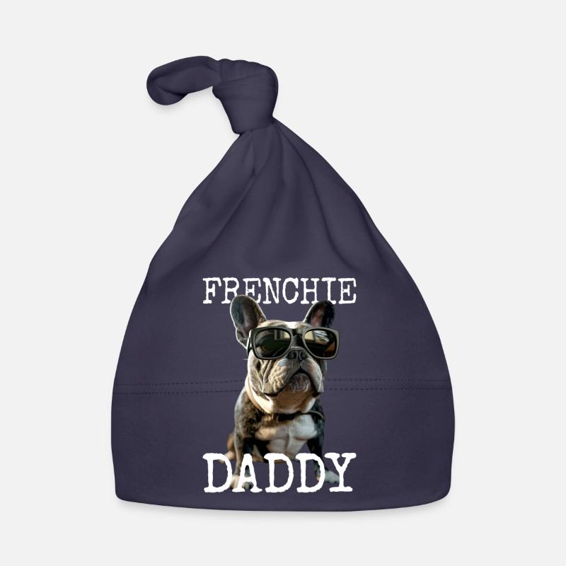 Frenchie Daddy Dad Father's Day Great Dane Organic Baby Cap