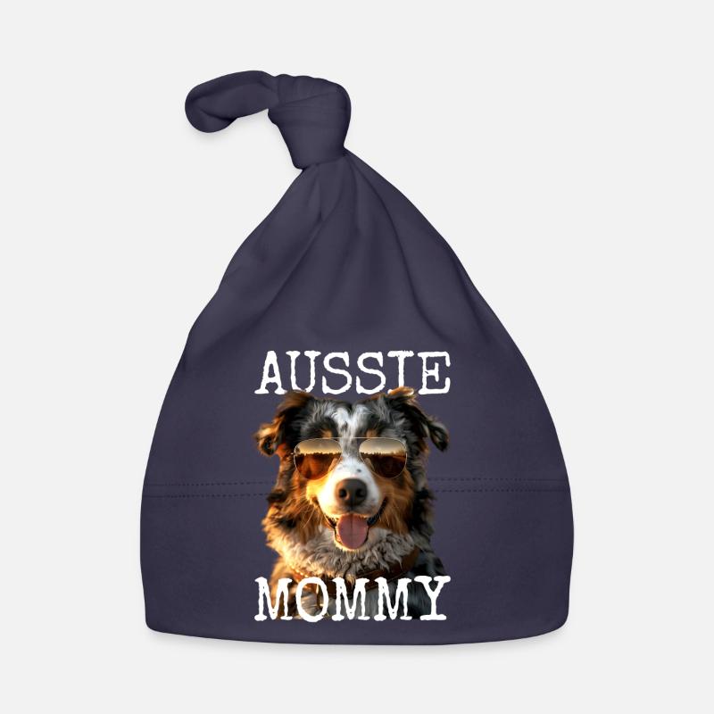 Aussie Mommy Muttertag Mom Australian Shepherd Baby Bio-Mütze